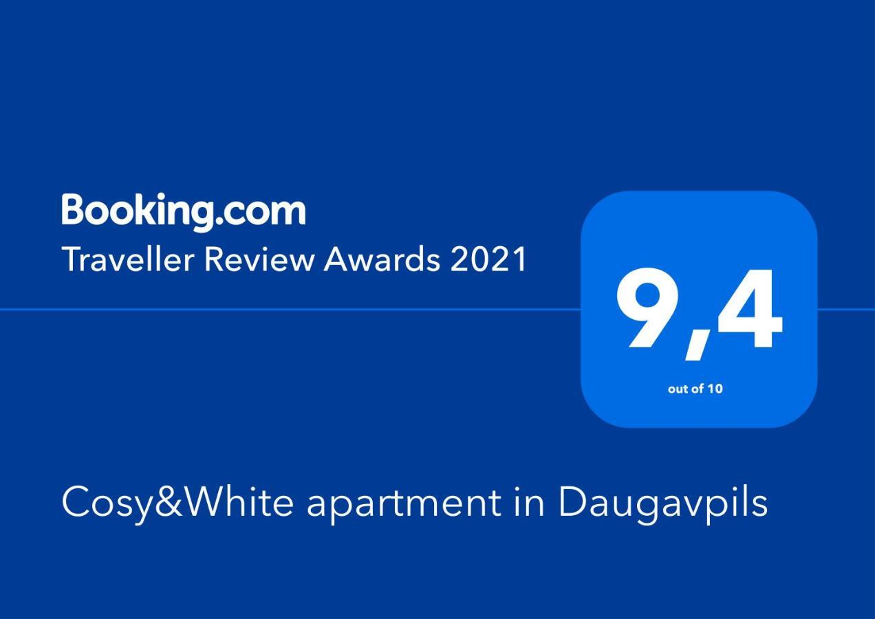 Cosy&White Apartment In Daugavpils Exteriör bild
